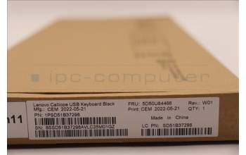 Lenovo 5D50U84466 Keyboard External,USB,Swedish/Finnish,Black,Non_Backlight