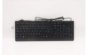 Lenovo 5D50U84467 Keyboard External,USB,Swiss French/German,Black,Non_Backlight