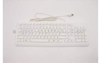 Lenovo 5D50U84482 Keyboard External,USB,USA English,White,Non_Backlight