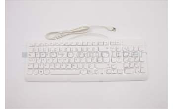 Lenovo 5D50U84485 Keyboard External,USB,UK English,White,Non_Backlight