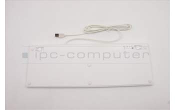 Lenovo 5D50U84490 Keyboard External, USB, Russian Cyrillic, White, Non Backlight