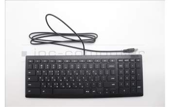 Lenovo 5D50U84553 Keyboard External, USB, Greek, Black