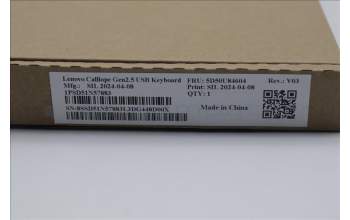 Lenovo 5D50U84604 Keyboard External,USB,Turkish,Black