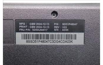 Lenovo 5D50U84617 AI Keyboard External,USB,Ukraine,Black