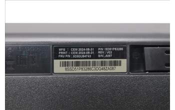 Lenovo 5D50U84743 AI Keyboard External,USB,Swiss French/German,Black