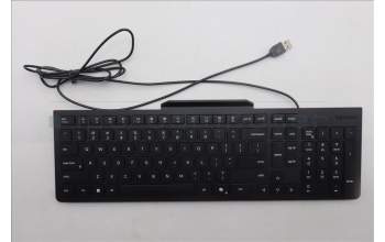 Lenovo 5D50U84767 AI Keyboard External, USB, US English, Black