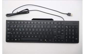 Lenovo 5D50U84808 AI Keyboard External, USB, Lithuanian, Black