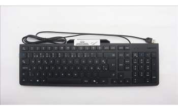 Lenovo 5D50U84810 AI Keyboard External, USB, Estonian, Black