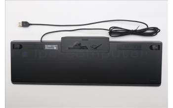 Lenovo 5D50U84853 Keyboard External, USB, US English Euro, Luna Grey