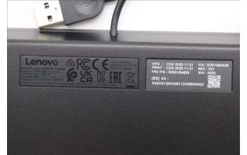 Lenovo 5D50U84859 Keyboard External, USB, Nordic, Luna Grey