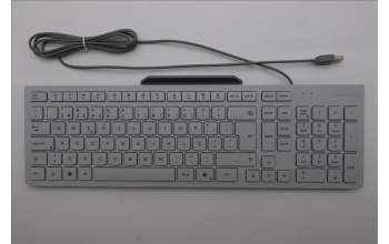Lenovo 5D50U84889 Keyboard External, USB, Portuguese, Cloud Grey