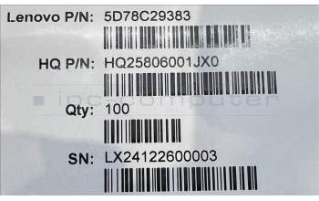 Lenovo 5D78C29383 TB520FU TP_FPC_myalr&*HQ25806001JX0 CS