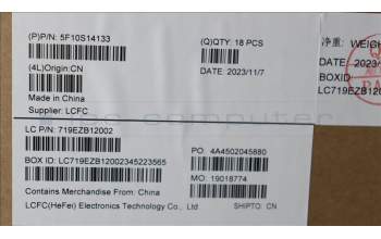 Lenovo 5F10S14133 FAN 83D4 (L+R)