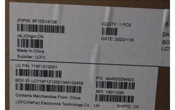 Lenovo 5F10S14138 FAN 83G0