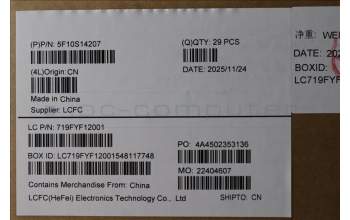 Lenovo 5F10S14207 Lüfter Lüfter L 83K1 FORCECON