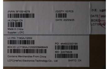 Lenovo 5F10S14278 FAN 83F5 THM1 W/FAN