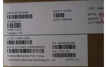 Lenovo 5F10S14348 FAN 83M0 THM FCN PRC