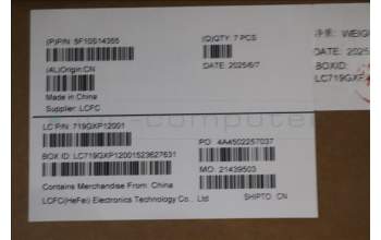 Lenovo 5F10S14355 System FAN 83EY