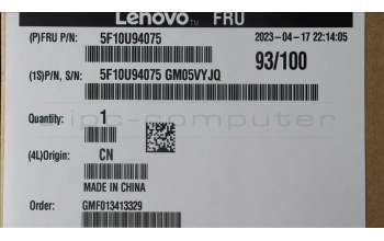 Lenovo 5F10U94075 Front System FAN