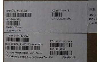 Lenovo 5F11R68988 Fan Kits(L+R)