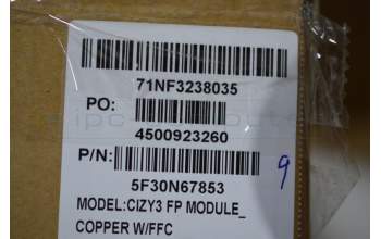 Lenovo 5F30N67853 FINGER_PRT FPModule C 80X6 W/CalbeCopper