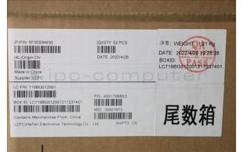 Lenovo 5F30S94930 FINGER_PRT FP BD L 82FG