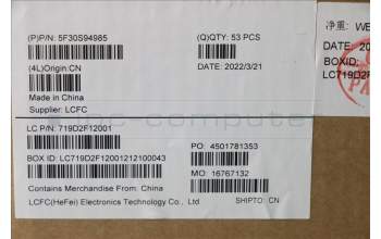 Lenovo 5F30S94985 FP BD L 82RJ