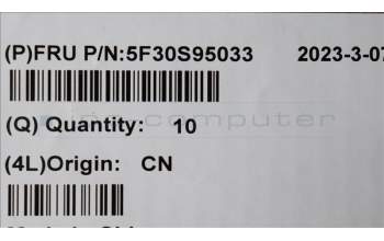 Lenovo 5F30S95033 FP C 82XF CG