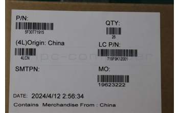 Lenovo 5F30T71915 FINGER_PRT L 83E5