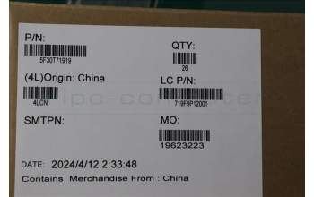 Lenovo 5F30T71919 FP BD L 83E7 W/Mech