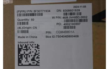 Lenovo 5F30T71934 FP BD W 21SG W/BTN AG