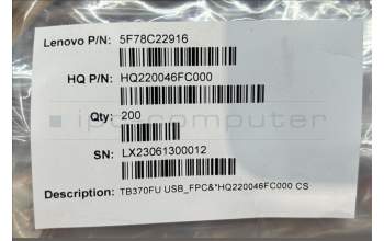 Lenovo 5F78C22916 TB370FU USB_FPC&*HQ220046FC000 CS