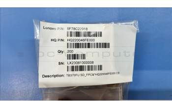 Lenovo 5F78C22918 TB370FU SD_FPC&*HQ220046FE000 CS