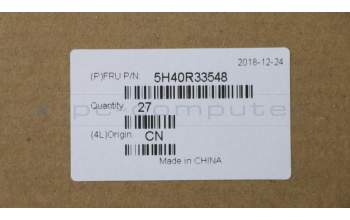 Lenovo 5H40R33548 HEATSINK Heatsink W 81HN UMA