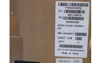 Lenovo 5H40R34399 HEATSINK Heatsink C 81H5 DIS AMD