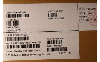 Lenovo 5H40S20239 Heatsink L 82H8 DIS AVC