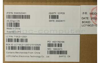 Lenovo 5H40S20491 HEATSINK Thermal module L 82RB AVC