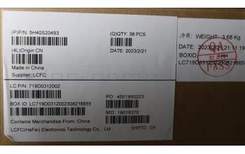 Lenovo 5H40S20493 HEATSINK Heatsink L 82LU WEIHONG