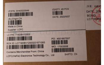 Lenovo 5H40S20549 HEATSINK Heatsink L 82RJ WEIHONG UMA