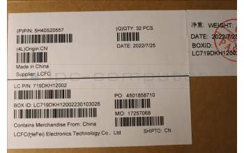 Lenovo 5H40S20557 HEATSINK L 82QC TAISOL