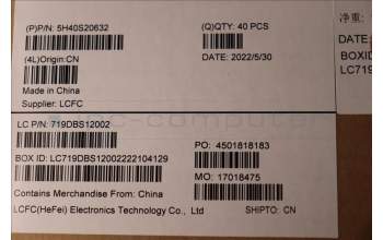 Lenovo 5H40S20632 Heatsink L 82U9 AVC