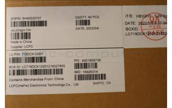 Lenovo 5H40S20707 Heatsink L 82SG WEIHONG
