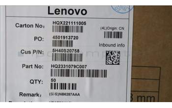 Lenovo 5H40S20758 HEATSINK Thermal module H 82WU_UMA_HY