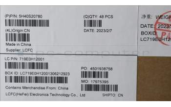 Lenovo 5H40S20780 HEATSINK L 82XM AVC