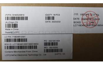 Lenovo 5H40S20810 Heatsink L 82XR AVC