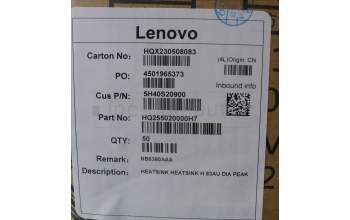Lenovo 5H40S20900 HEATSINK H 83AU DIA PEAK