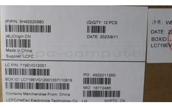 Lenovo 5H40S20980 Heatsink L83AG