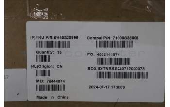 Lenovo 5H40S20999 Thermal 83DV X4