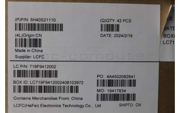 Lenovo 5H40S21110 HEATSINK L 83FF AVC