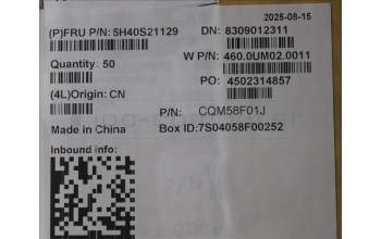 Lenovo 5H40S21129 HEATSINK Heatsink W 21MS KIPO H28